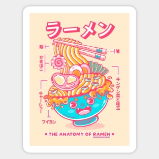 RAMEN ANATOMY (variant 2) Sticker